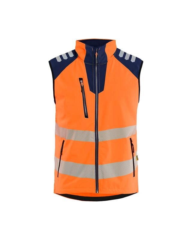 Huomio-oranssi/Mariininsininen